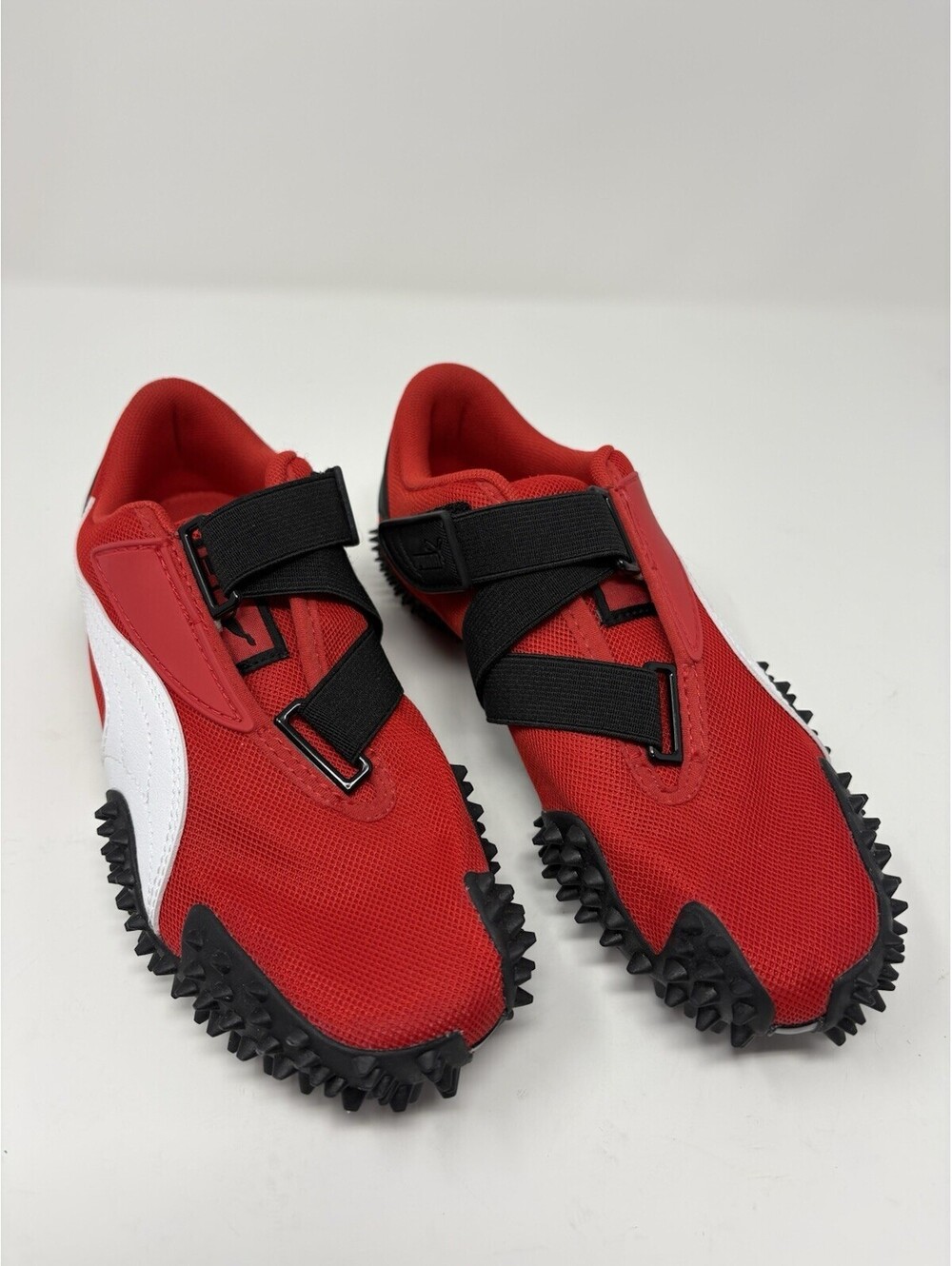 Puma Mostro OG Red White Black Spiked Shoes Women’s Sneakers RARE Y2K Sz 6